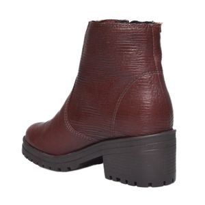 Bota Bottero Cano Curto Marrom Feminina 138721