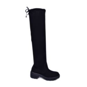 Bota Beira Rio Over The Knee Preto Feminina 107055