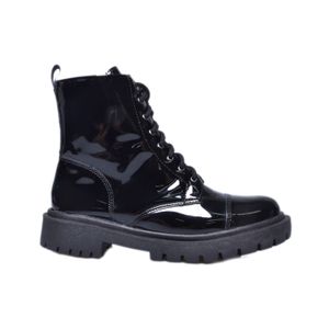 Coturno Lady Choice Verniz Preto Feminino 116462