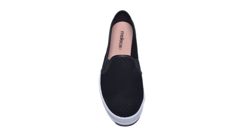 Tenis flatform hot sale preto moleca