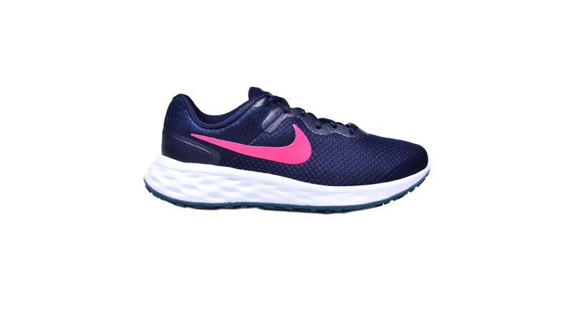 Tenis Nike Revolution 6 - feminino - branco+rosa, Nike, Tênis