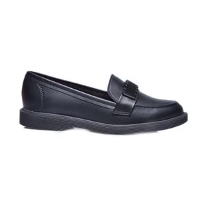 Sapato Moleca Mocassim Preto Feminino 107237