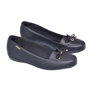 Sapato Modare Mocassim Preto Feminino 116235