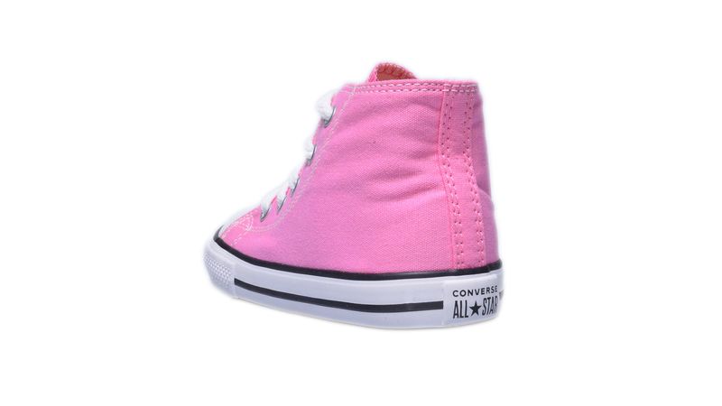 Tênis Infantil Converse All Star Cano Alto Rosa Clássico na