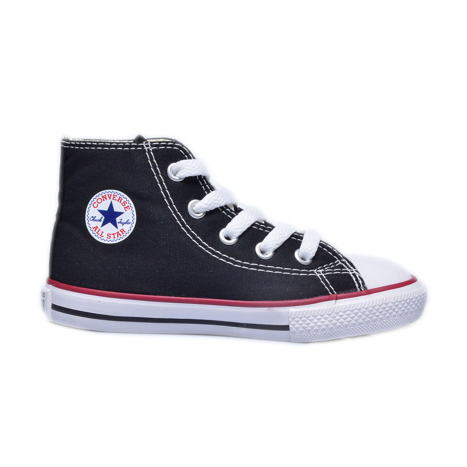 Tênis Converse All Star Cano Alto Preto Infantil 181993