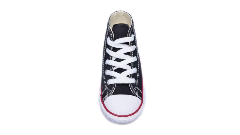 All star cano sales alto infantil preto