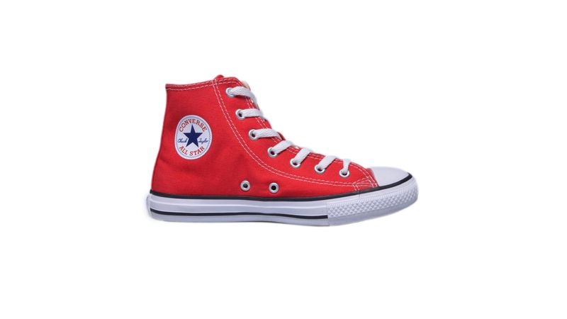 Tenis all star store cano medio vermelho