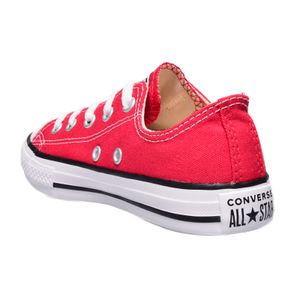 Tênis Converse All Star Cano Baixo Vermelho Infantil 127609