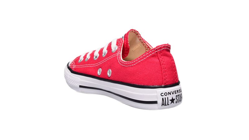 Tênis Converse All Star Cano Baixo Vermelho Infantil 127609 Tênis Converse All Star Cano Baixo Vermelho Infantil 127609