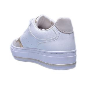 Tênis Flatform Peluche Branco Feminino 107716