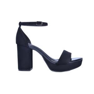 Sandália Via Marte Salto Alto Preto Feminino