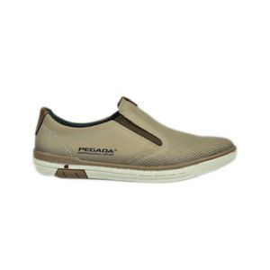 Sapatênis Pegada Slip On Bege Masculino