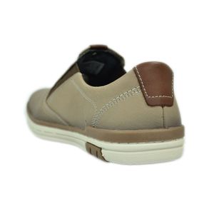 Sapatênis Pegada Slip On Bege Masculino