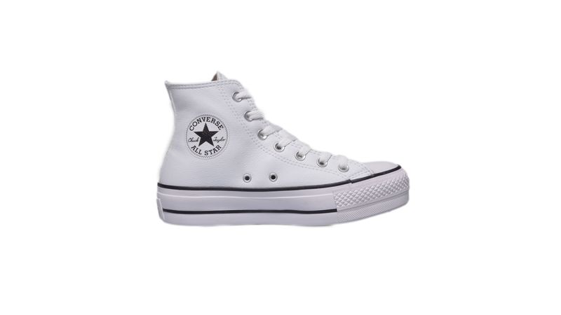 Tênis All Star Converse Feminino - BRANCO/PRETO/BRANCO - Andaraki