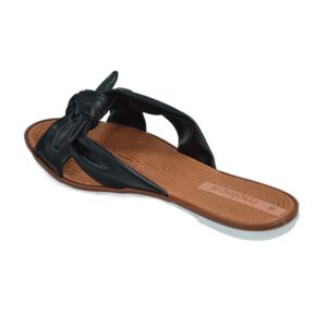 Tamanco Moleca Rasteiro Preto Feminino