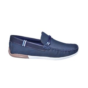 Sapato West Line Kansas Mocassim Azul Masculino