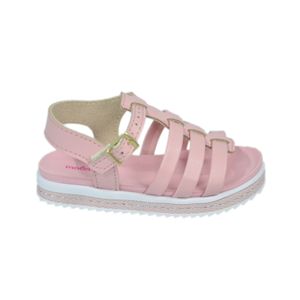 Sandália Molekinha Bebê Rosa Menina