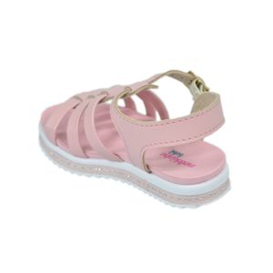 Sandália Molekinha Bebê Rosa Menina