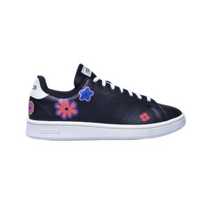 Tênis Adidas Advantage Base Flores Preto Feminino