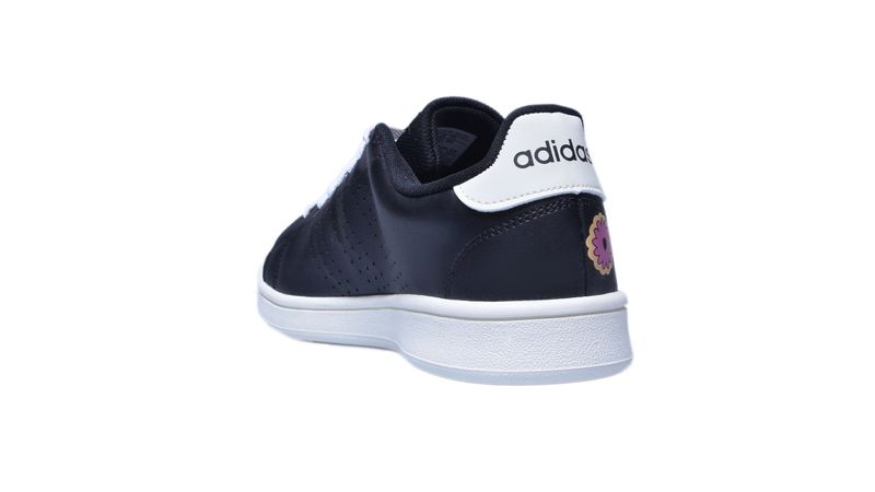 Tenis Adidas Advantage Base Flores Preto Feminino