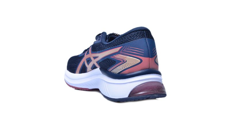 Tenis asics shops gel flux 3 feminino azul e rosa