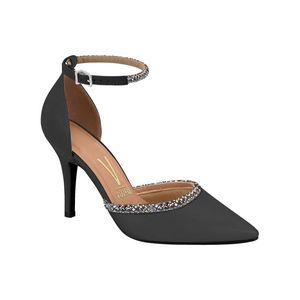 Sapato Vizzano Scarpin Salto Alto Preto Feminino