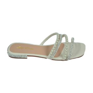 Tamanco Lady Choice Rasteiro Off White Feminino