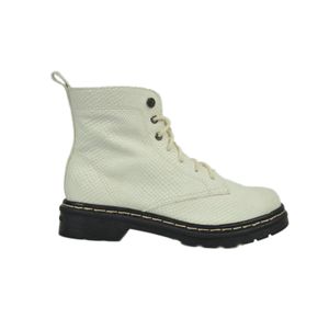 Coturno Cravo E Canela Off White Feminina