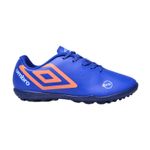 Chuteira-Umbro-Society-Orbit-Azul-Infantil