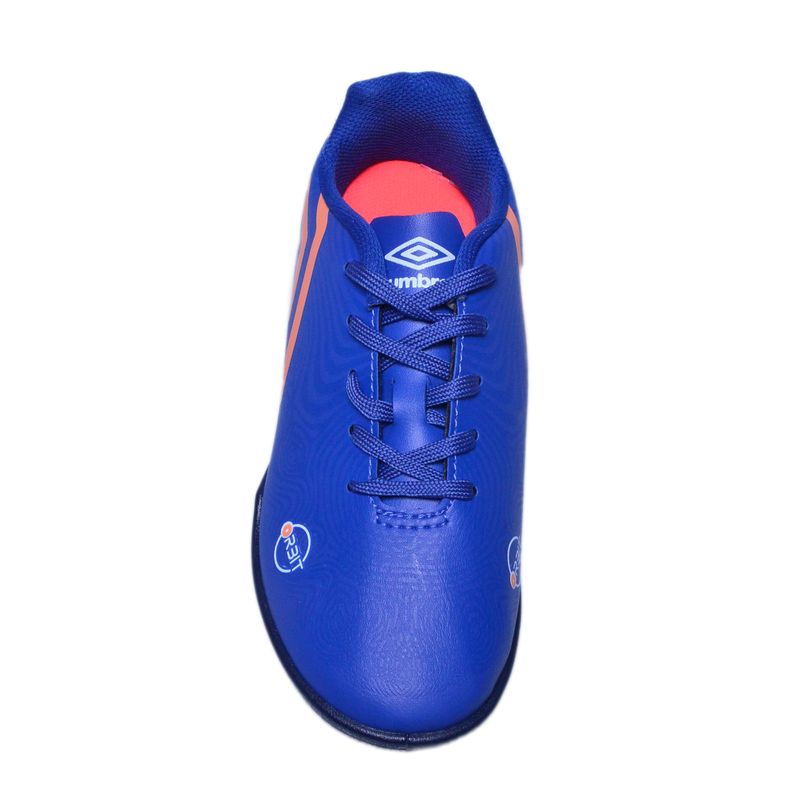 Chuteira-Umbro-Society-Orbit-Azul-Infantil