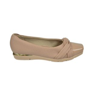 Sapato Piccadilly Confort Bege Feminino