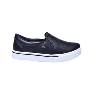Tênis Via Marte Slip On Preto Feminino