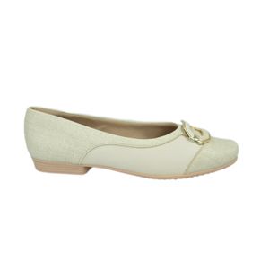 Sapato Piccadilly Confort Creme Feminino