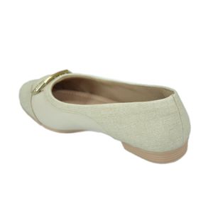 Sapato Piccadilly Confort Creme Feminino