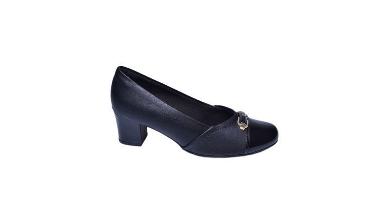 Sapato Piccadilly Confort Preto Feminino