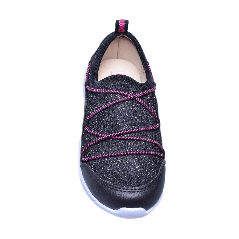 Tenis-Lily-Kids-Preto-Menina