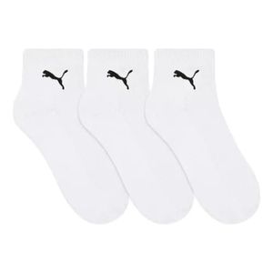 Kit Meia Puma Cano Médio Branco Masculina