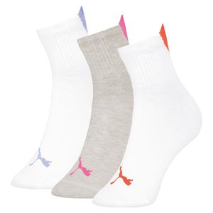 Kit Meia Puma Cano Médio C/3 Diversas Feminina