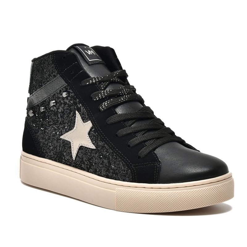 Tenis-Via-Marte-Cano-Medio-Star-Preto-Feminino