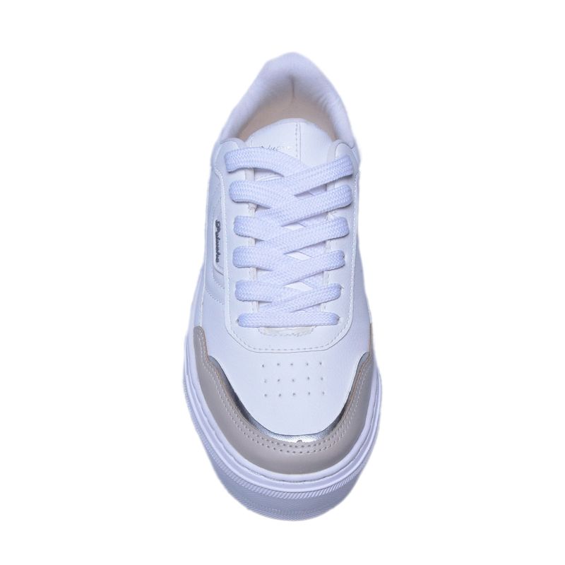 Tenis-Peluche-Casual-Flatform-Branco-Feminino