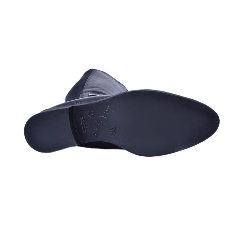 Bota-Bottero-Cano-Alto-Salto-Baixo-Preto-Feminina