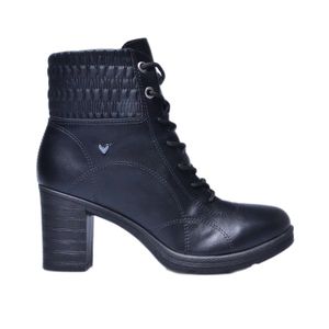 Bota Mississipi Coturno Cano Alto Preto Feminina