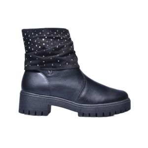 Bota Mississipi Cano Curto Tratorada Preto Feminina