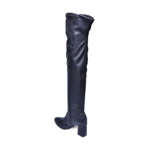 Bota Mississipi Over The Knee Salto Bloco Preto Feminina