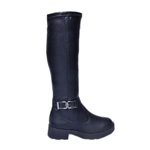 Bota Mississipi Cano Alto Tratorada Preto Feminina