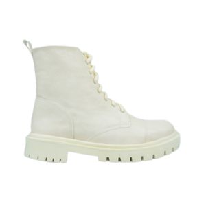 Bota Lady Choice Coturno Off White Feminina