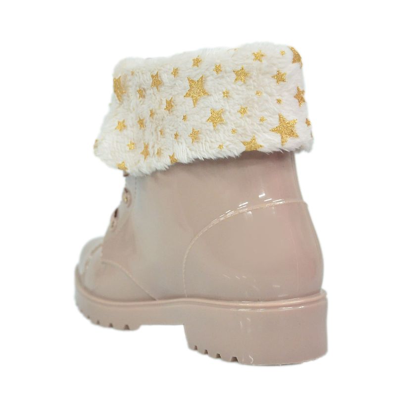 Bota-Luelua-Coturno-Verniz-Bege-Infantil-Feminina