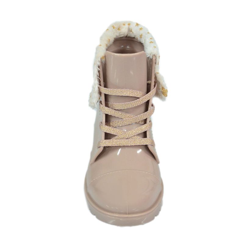 Bota-Luelua-Coturno-Verniz-Bege-Infantil-Feminina