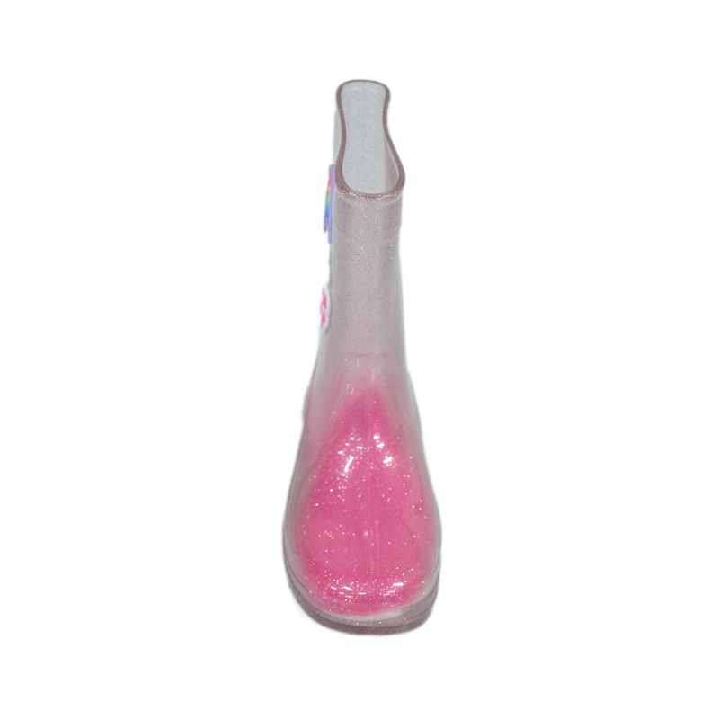 Bota-Luelua-Galocha-Rosa-Arco-Iris-Infantil-Feminina