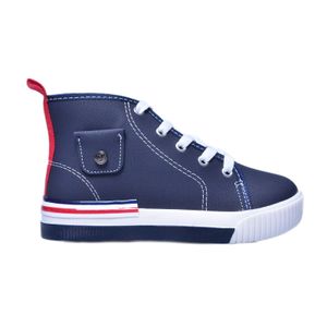 Tênis Molekinho Baby Cano Médio Azul Masculino Infantil